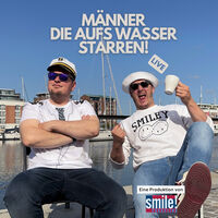 Männer, die aufs Wasser starren LIVE