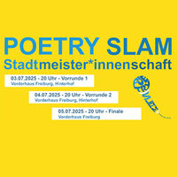 Poetry Slam - Stadtmeisterschaft - Vorrunde 2