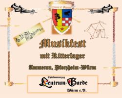Musikfest mit Ritterlager