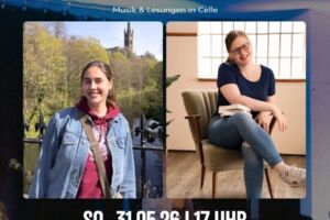 SchreibNetzwerkCelle präsentiert: Emily Margaret Walsh & Marina Maass  Zwei Autorinnen, zwei Welten der Liebe - Wohnzimmerlesung in Halle 13