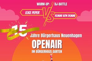 15 Jahre Bürgerhaus Neuenhagen - 80er-Show mit BLIND PASSENGER - OUTDOOR