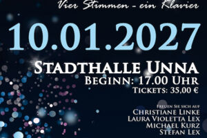 Das große Neujahrskonzert - Vier Stimmen - ein Klavier