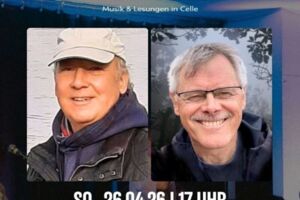 SchreibNetzwerkCelle präsentiert: Karl-Heinz Föste & Klaus Kronmüller  Ein Abend im Zeichen des Mittelalters - Wohnzimmerlesung in Halle 13