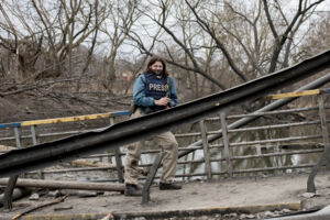 Photographs from battered Ukraine