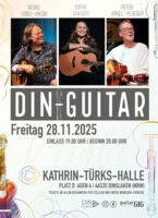 Din Guitar Night 2025 - mit Sophie Chassée, Peter Kroll-Ploeger und Georg Göbel-Jakobi