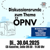 Diskussionsveranstaltung zum Thema ÖPNV