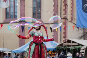 Timelino beim Mittelaltermarkt