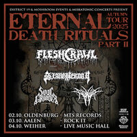 FLESHCRAWL - Eternal Death Rituals Tour Part II - 2025