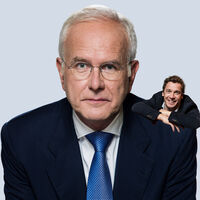 Harald Schmidt schwätzt mit Bernd Gnann - in Oberhaching