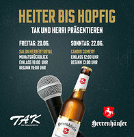 Heiter bis Hopfig - Salon Herbert Royal - verlegt ins TAK!