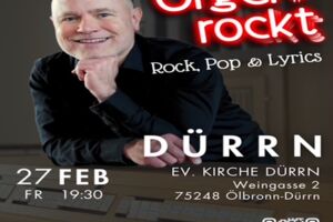 Orgel rockt - auf der Kirchenorgel Patrick Gläser