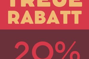 3 Stücke: 20% Rabatt