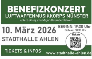 Benefizkonzert mit dem Luftwaffenmusikkorps Münster