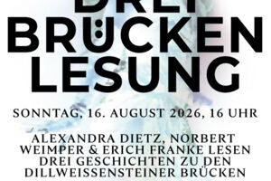 Drei-Brücken-Lesung im Anker-Biergarten